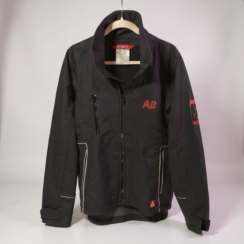 Strata ABB Jacket Mens‎ 2XL Black Full Zip Windbreaker Workwear Coat